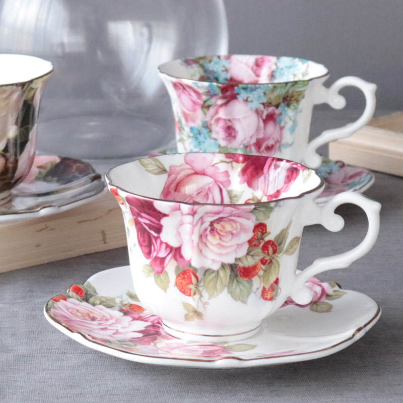 ロイヤルアーデン バラ柄 ティーカップ＆ソーサー 240ml｜おしゃれ