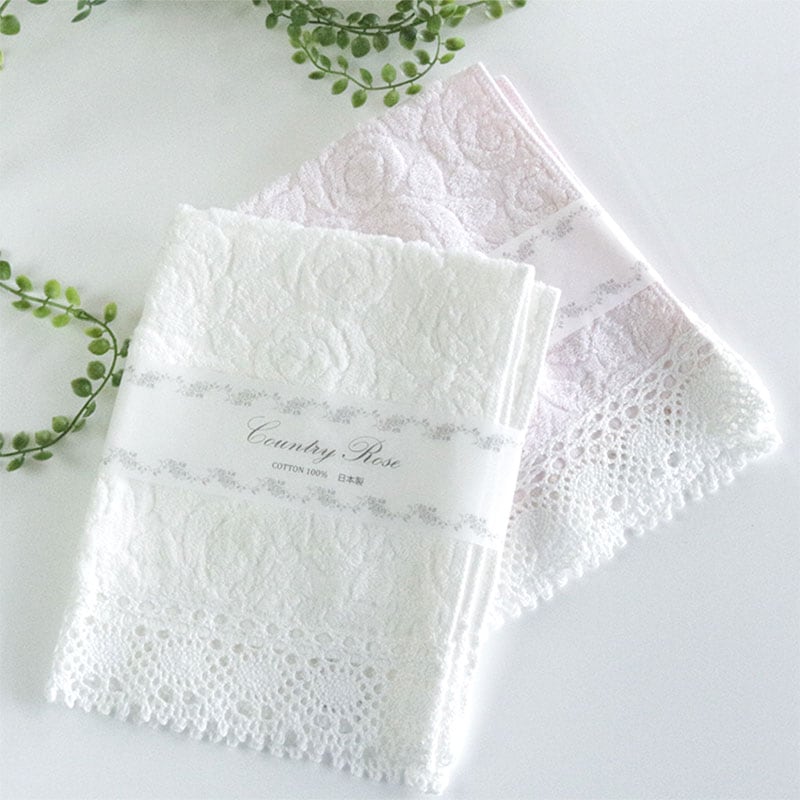 カントリーローズ ハンドタオル 日本製 2枚セット