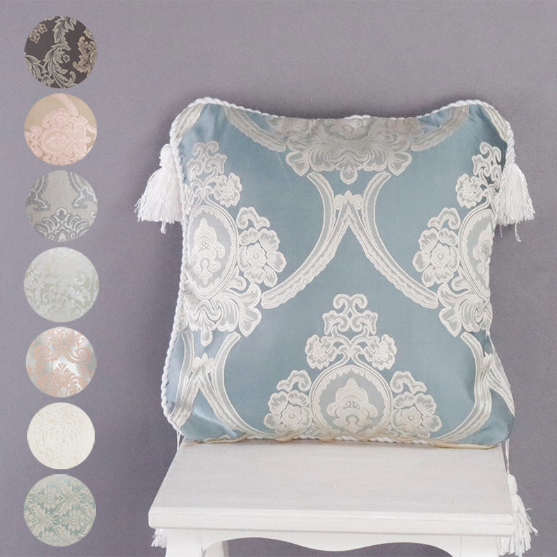 ロイヤルアーデン アクアフラワー クッションカバー 45×45