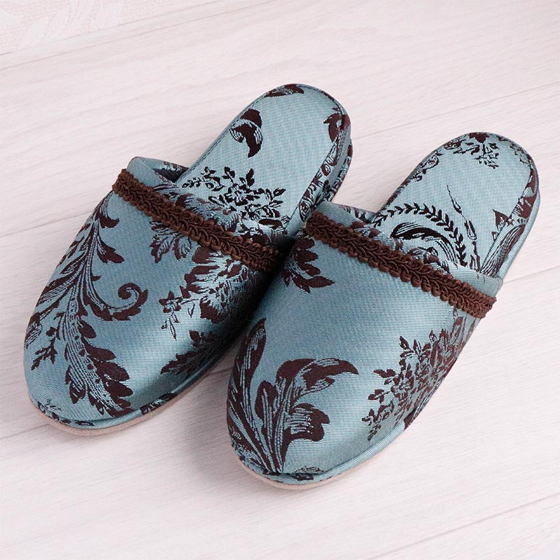 ジェニファーテイラー カーライル スリッパ グリーン系