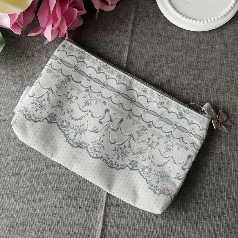 マチルドエム ポーチ 小物入れ レディース グレー Mathilde M