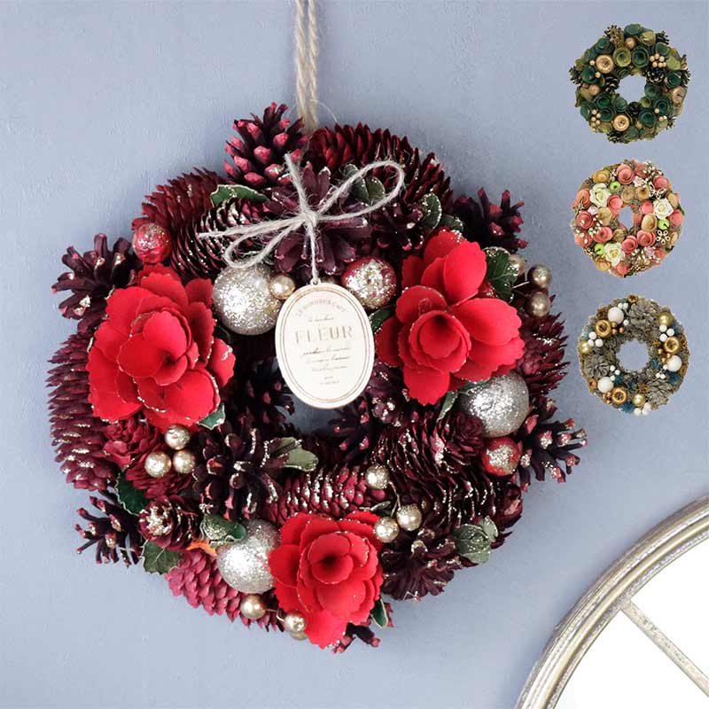 ナチュラルフラワーリース Mサイズ