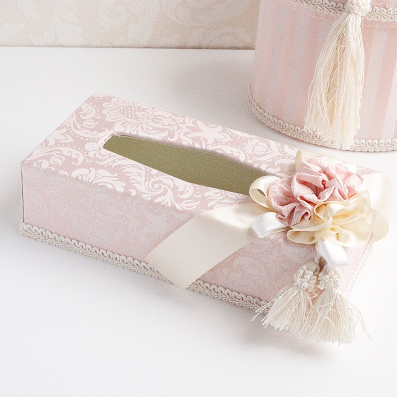 ジェニファーテイラー ハルノ ピンク ティッシュボックスケース