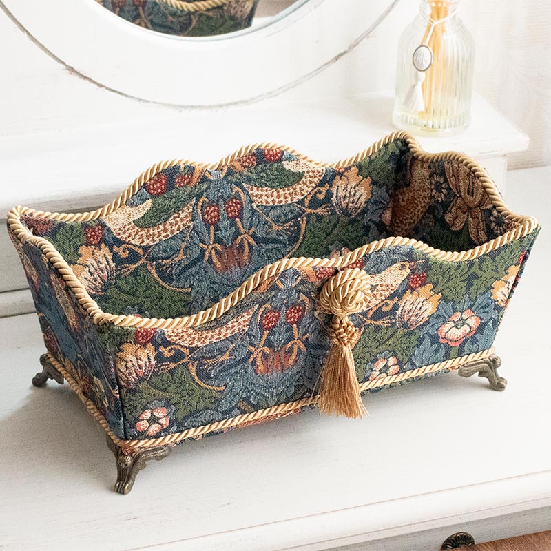 Jennifer Taylor/ジェニファーテイラー いちご泥棒 脚付き小物入れ