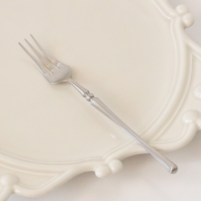 ステンレス シルバーデザートフォーク 15cm