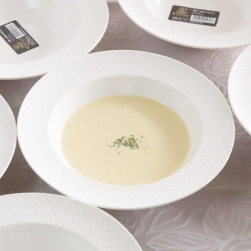 ウイルマックス お皿 ディーププレート 白 22.5cm 32020 1枚 Wilmax 食器