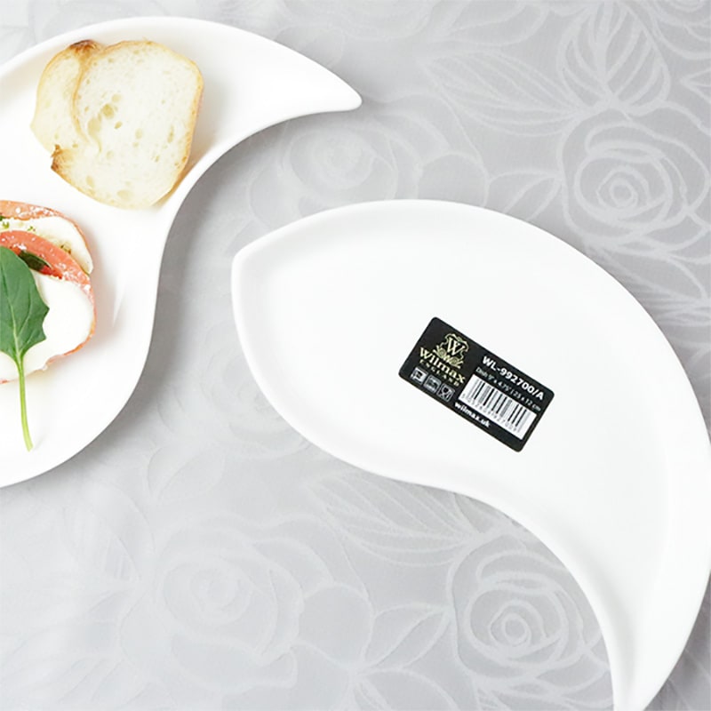 ウイルマックス 変形皿 白 プレート皿 磁器 32245 1枚 Wilmax 食器