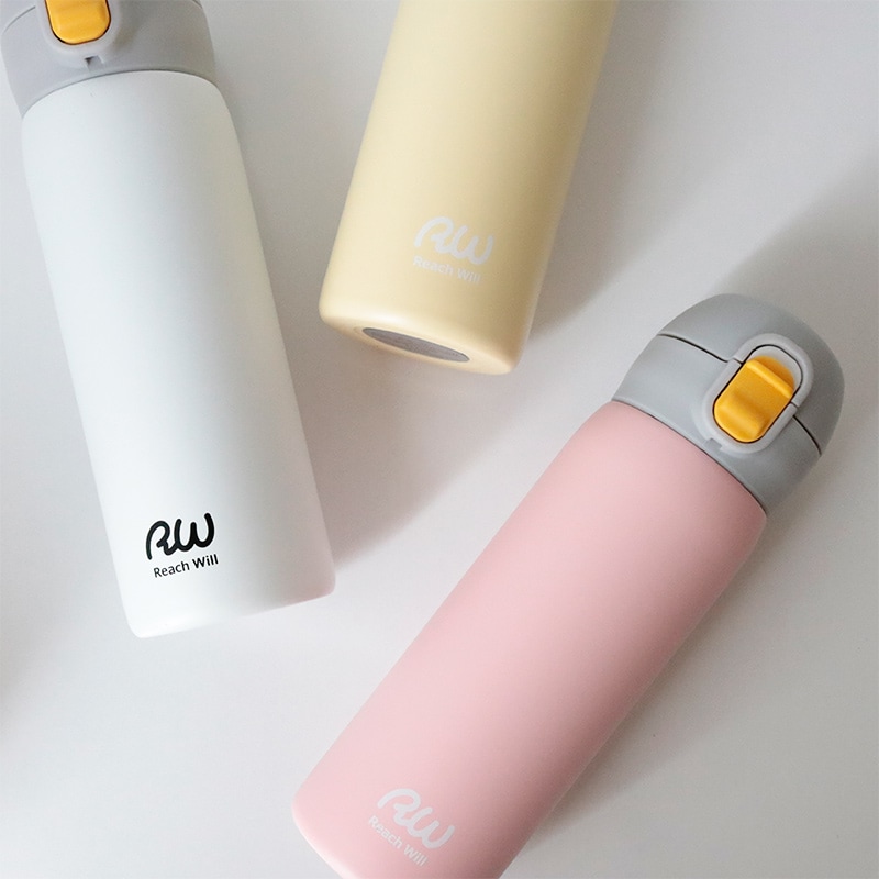 マグボトル 水筒 480ml パステルイエロー/パステルピンク/ホワイト
