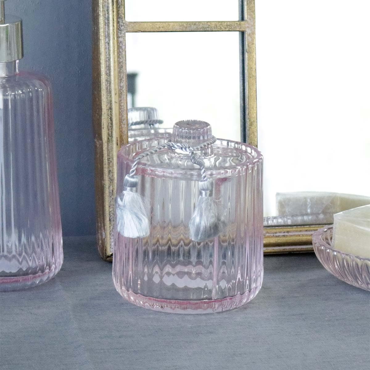 Mathilde M./マチルドエム ガラスポット ピンク