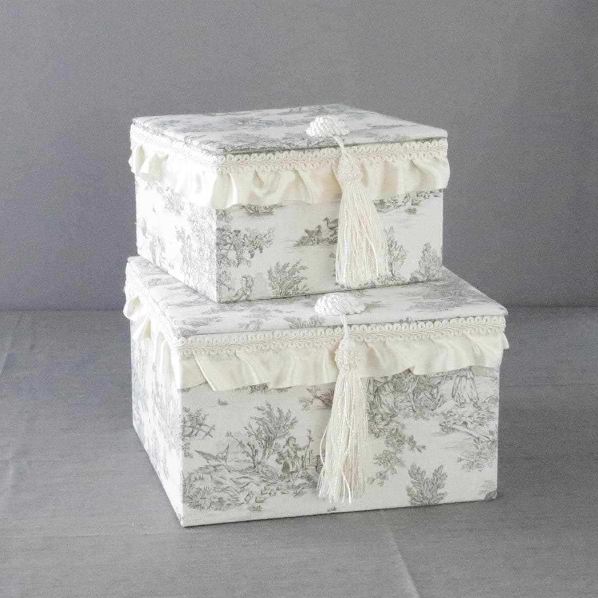 Jennifer Taylor/ジェニファーテイラー Toile de Jouy/トワル・ド・ジュイ ボックス2個セット