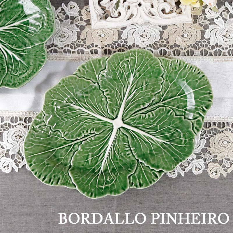 Bordallo pinheiro/ボルダロ・ピニェイロ CABBAGE/キャベツ オーバルプラター