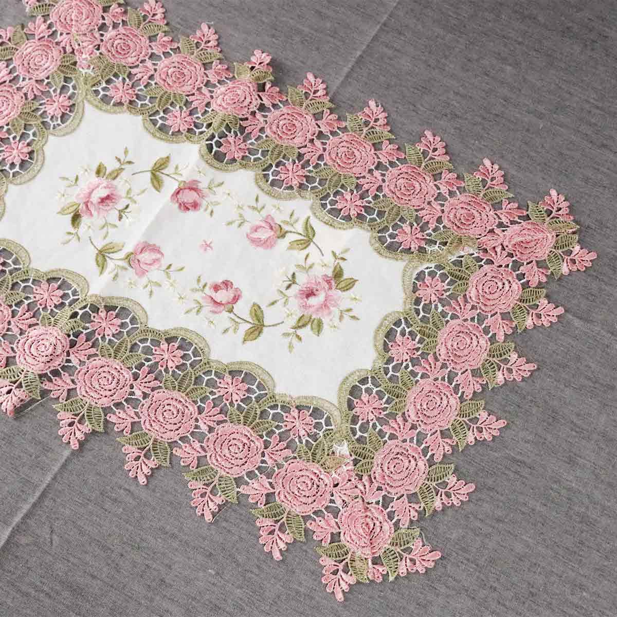 テーブルランナー レース イングリッシュレース 35×50cm 77888
