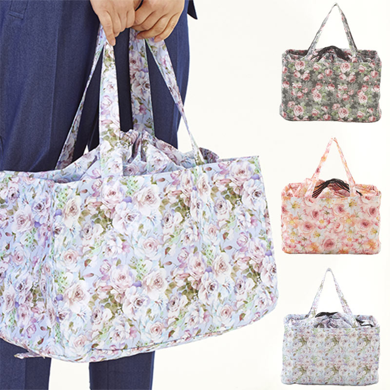 レジカゴバッグ 保冷 おしゃれ 花柄