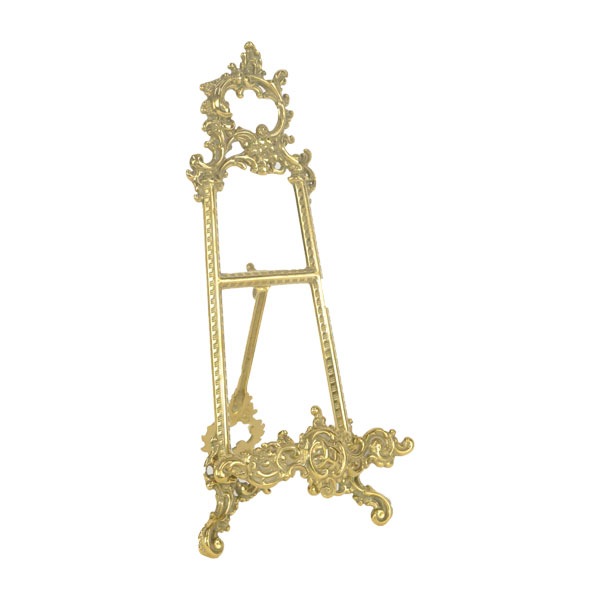 イーゼルスタンド 卓上 ゴールド 真鍮 イタリア製 84411