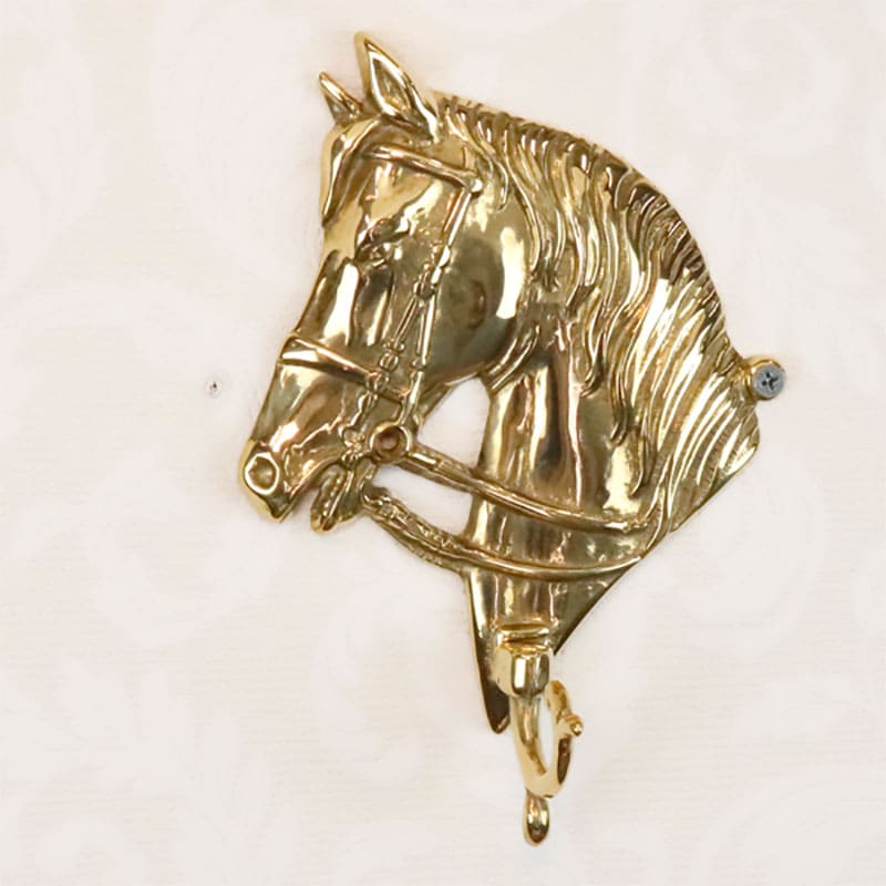 真鍮 キーフック 壁掛け 馬 ゴールド 84400 イタリア製