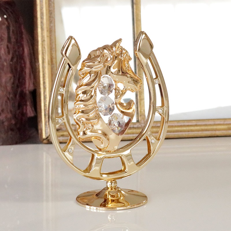 SWAROVSKI/スワロフスキー 馬と馬蹄 置物