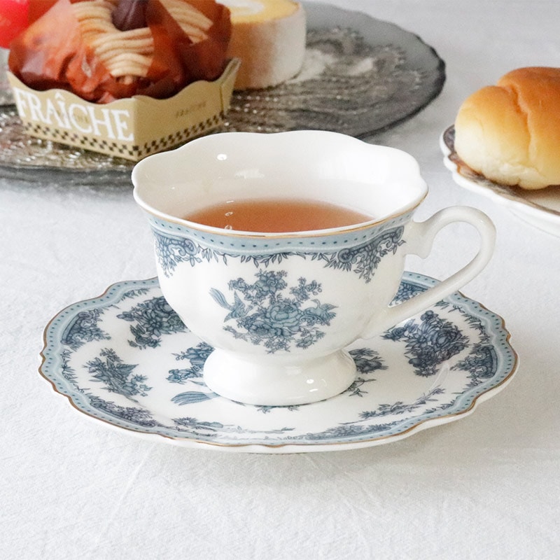 Toile Jouy / トワルドジュイ カップ＆ソーサー フルール