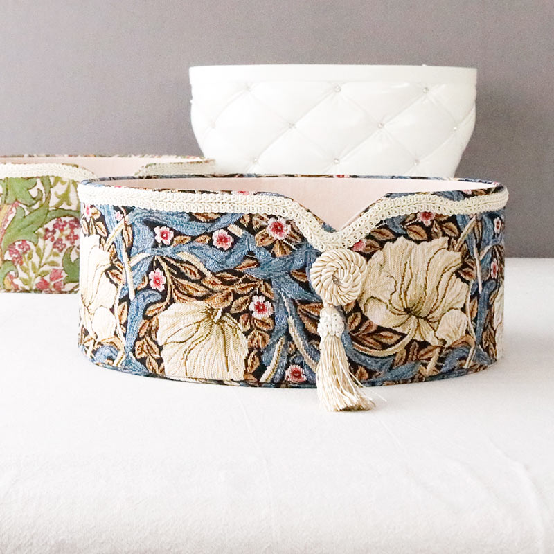 ゴブラン オーバル小物入れ 2種