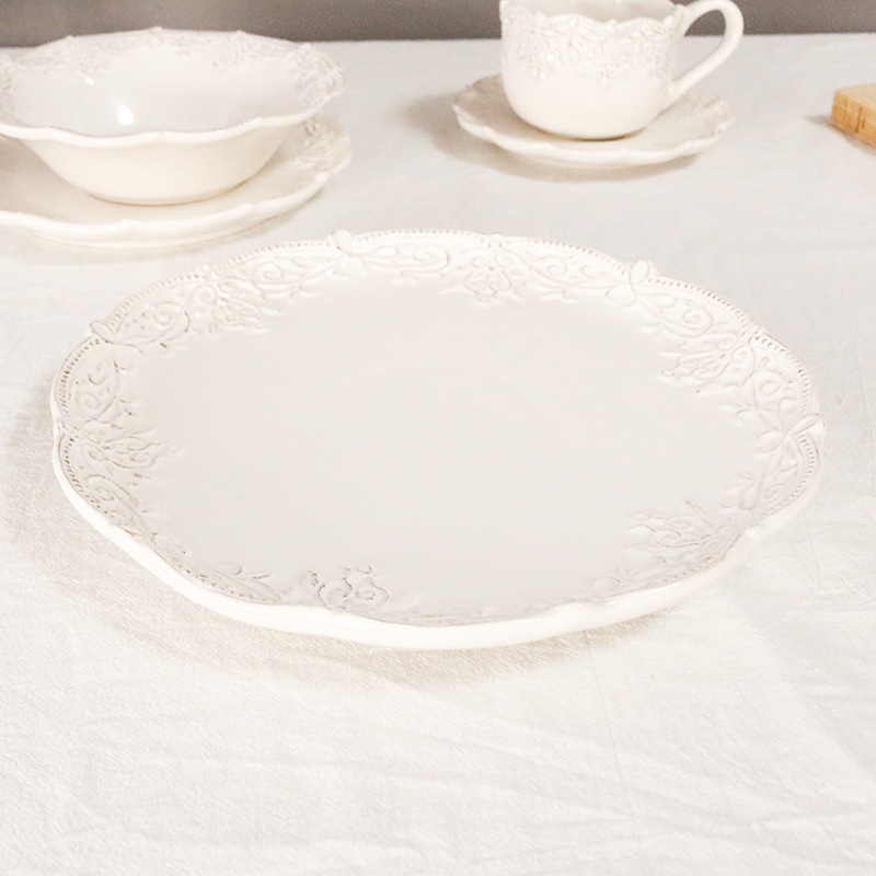 クロシェ ラウンドプレート ラージ 25cm