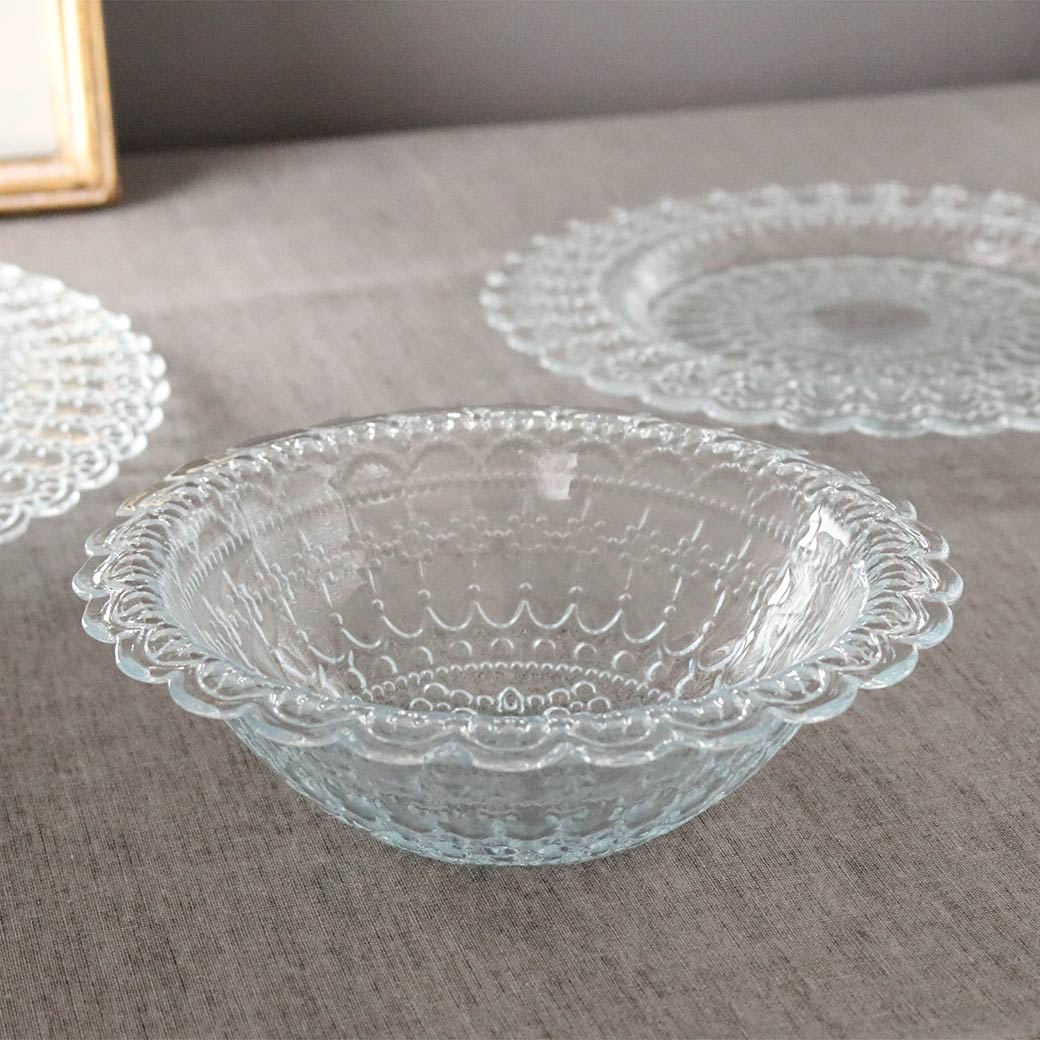クリアレースガラスボウル