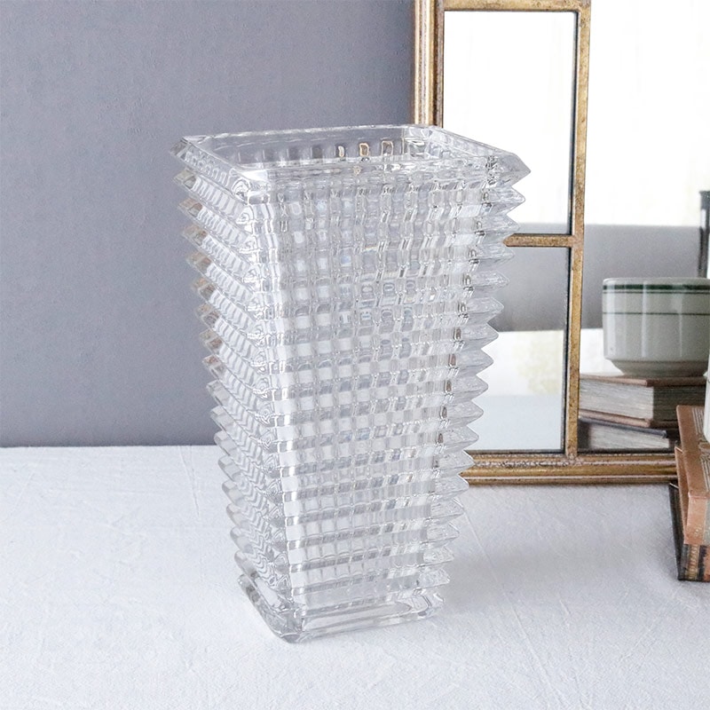 フラワーベース ガラス モザイク スクエア