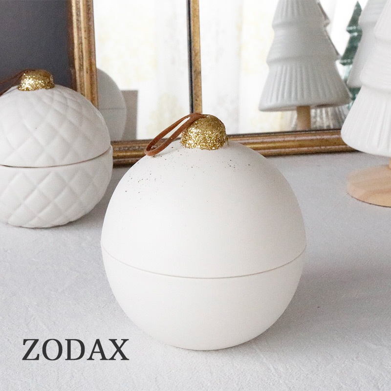 ポーセリン オーナメント キャンドルジャー/Solid ZODAX