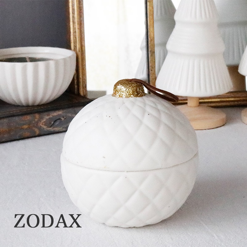 ポーセリン オーナメント キャンドルジャー/Trellis ZODAX