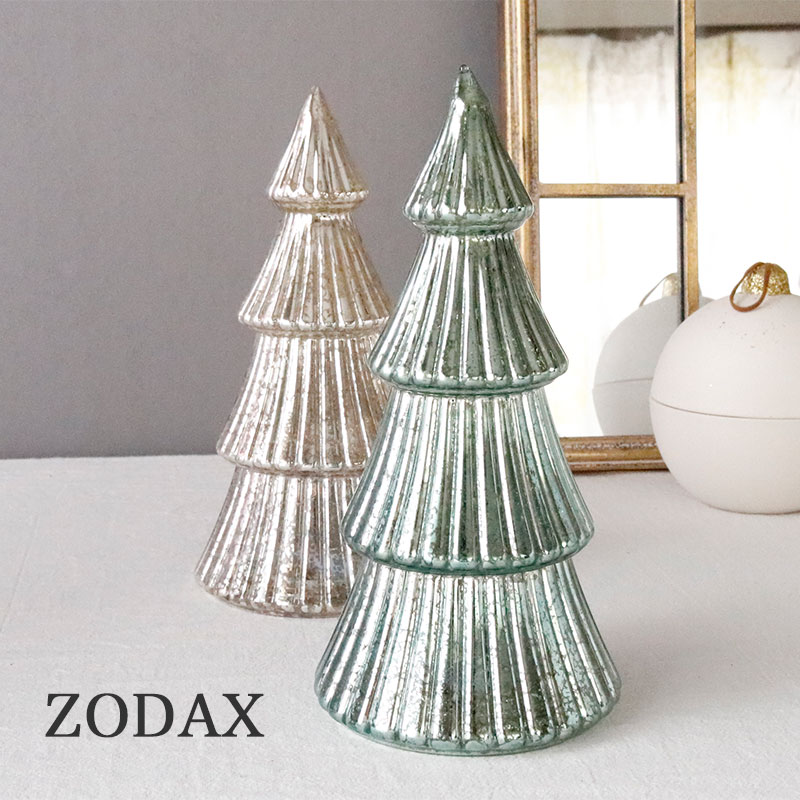 クリスマスツリー アンティーク ガラス LED