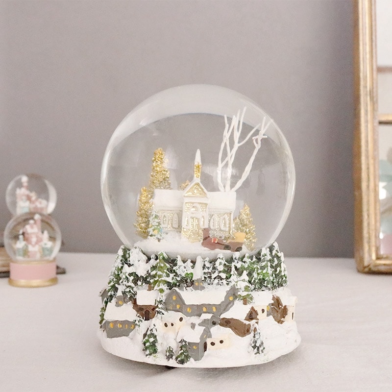 スノードームスノーウ゛ィレッジゴールド