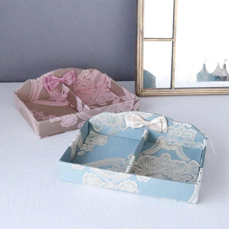 ロイヤルアーデン アクアフラワー マルチトレー オペラブルー/オペラピンク