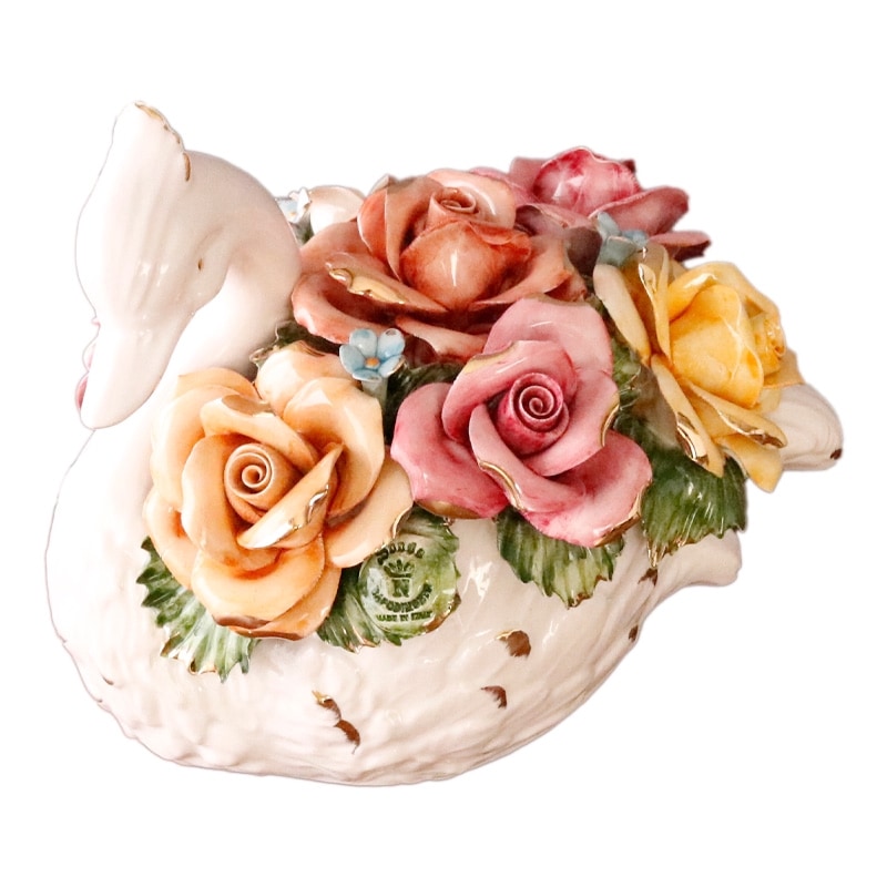 置物 陶花 イタリア製 81404