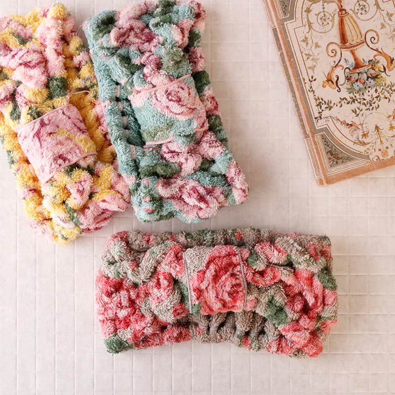 ヘアバンド 綿100% 日本製 花柄