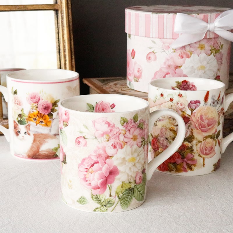 ロイヤルアーデン マグカップ 花柄 薔薇柄 250ml ギフトBOX付 プレゼントに人気