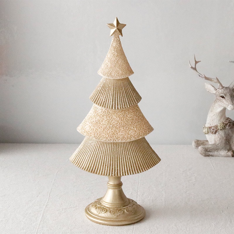 クリスマス 飾り ウインター ホワイトツリー トール クリスマスツリー オブジェ 32cm 北欧風 インテリア