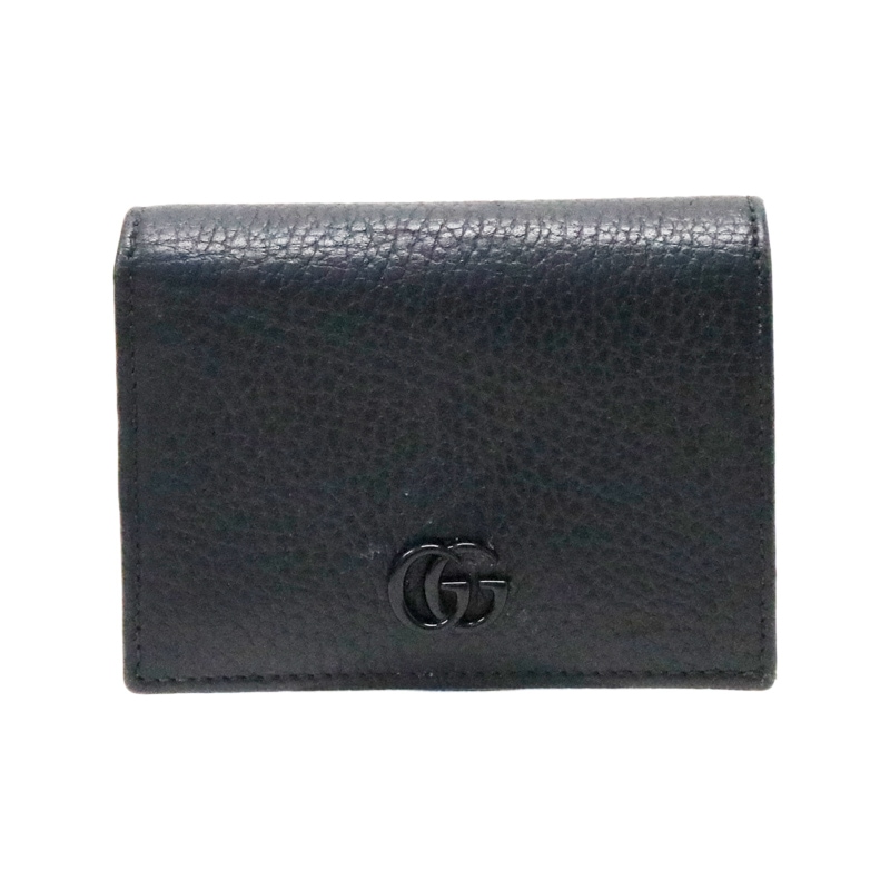 GUCCI/グッチ GGマーモント 2つ折り財布 コンパクト ウォレット ダブルG