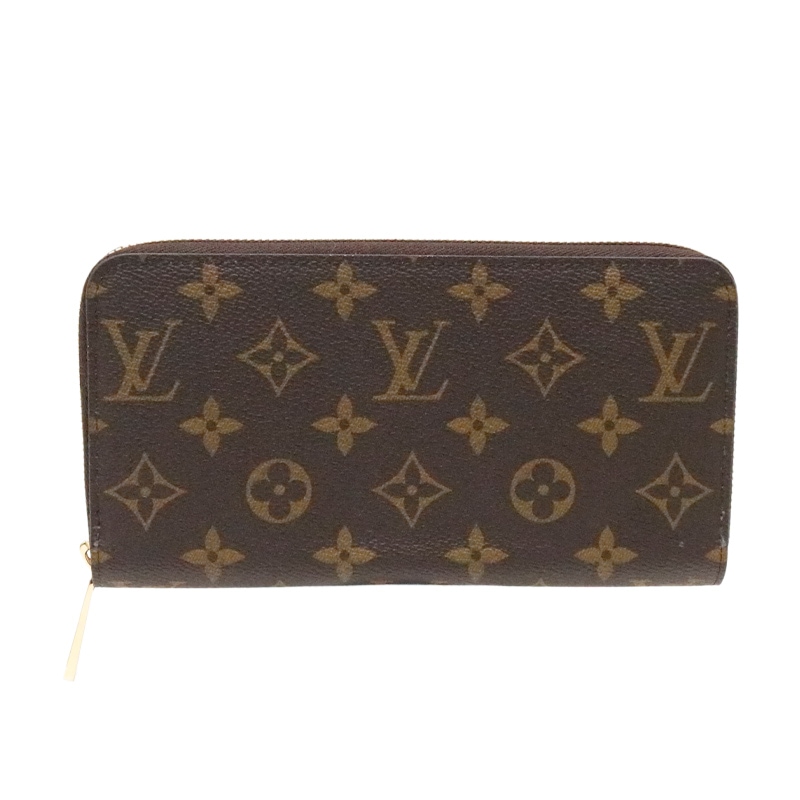 ルイヴィトン LOUIS VUITTON モノグラム ジッピーウォレット 長財布 M41896 コクリコ 中古 美品