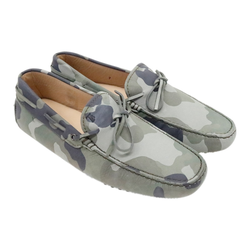 中古 TOD'S トッズ ゴンミーニ ドライビングシューズ 表記7(日本サイズ約26cm) メンズ 