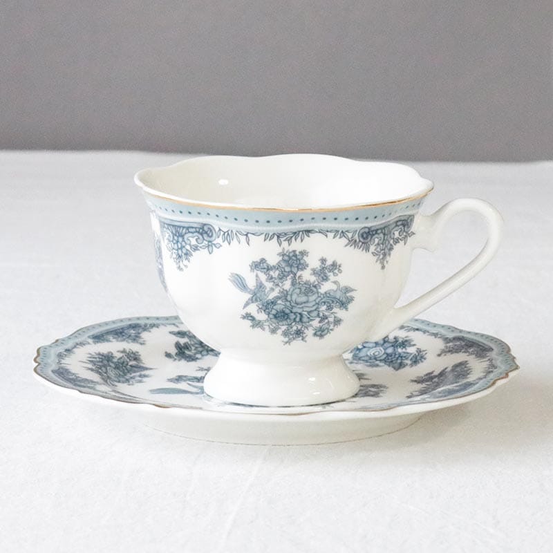 トワルドジュイ　ブラック&ホワイト カップ&ソーサー 6客セット トワルドジュイ ブラック&ホワイト カップ&ソーサー 6客セット