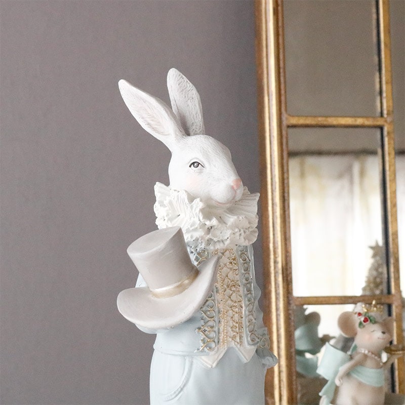 ウサギ 置物 プリンス＆プリンセス ラビット