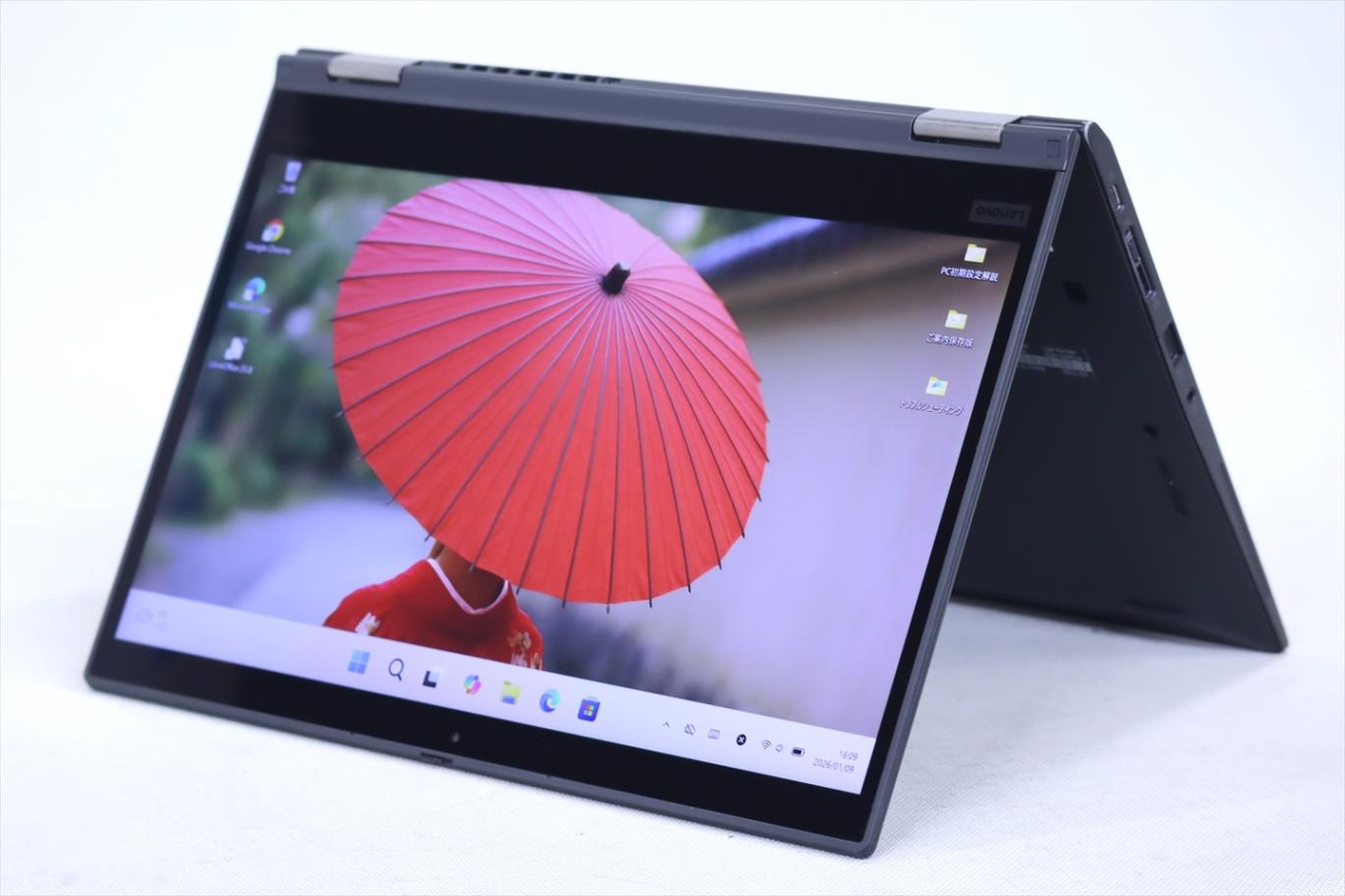 即配 バッテリー良 10世代Corei5 2in1 ThinkPad X13 Yoga Gen1 i5