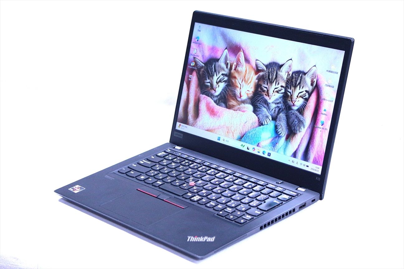 即配 バッテリー良 2021年薄型Ryzen5モデル ThinkPad X13 Gen1 Ryzen5 