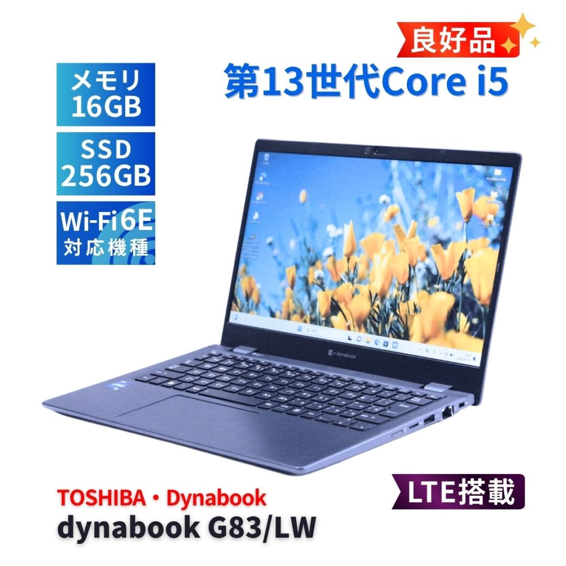 ダイナブック 東芝 良好品 2023年軽量快速モデル 13世代Corei5