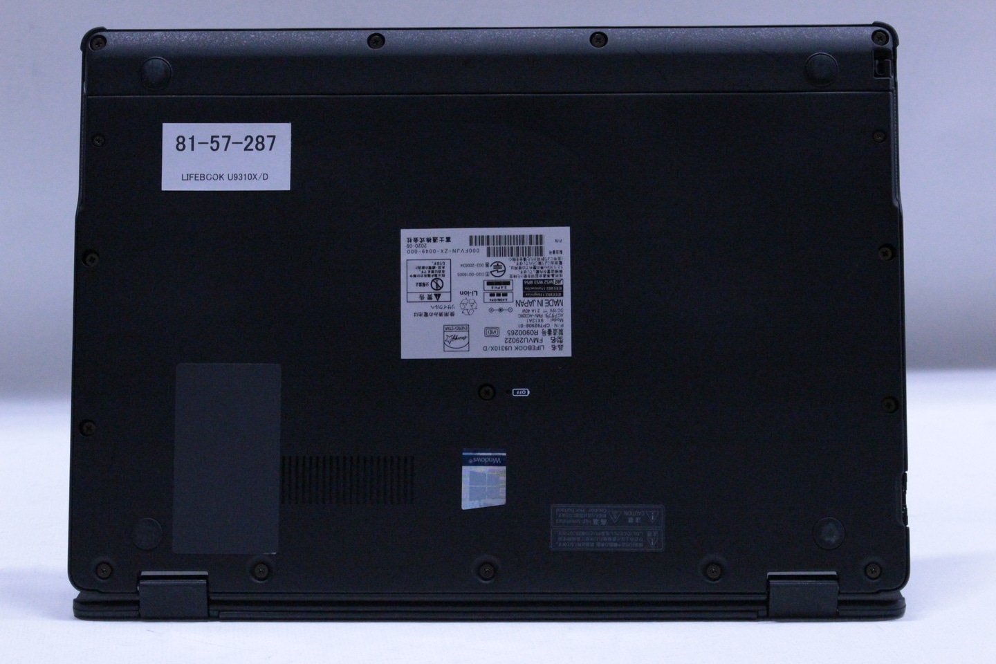 1円～ 軽量薄型タブレットPC 10世代Corei5 LIFEBOOK U9310X/D LTE i5