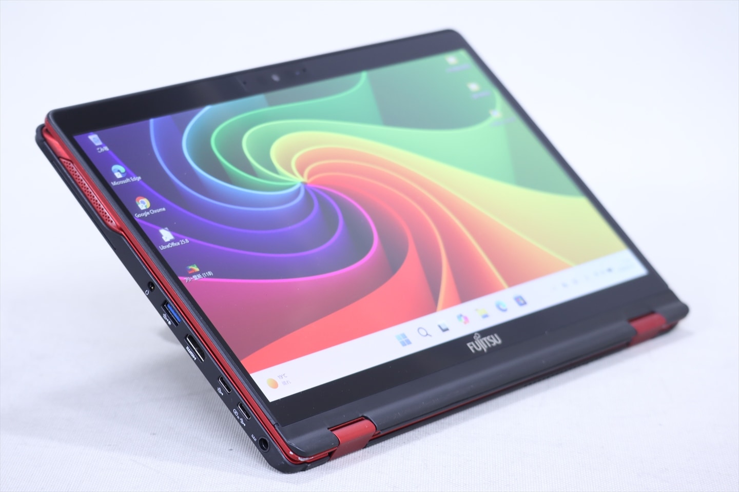 即配 スタイリッシュ2in1モデル 10世代Corei5 LIFEBOOK U9310X/D Red 