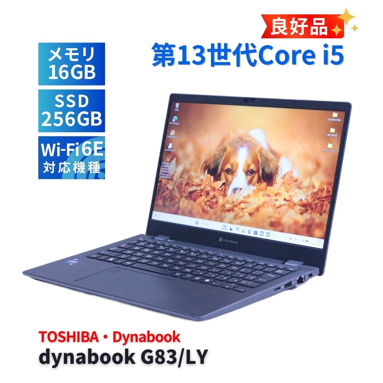 ダイナブック 東芝 良好品 2024年軽量快速モデル 13世代Corei5
