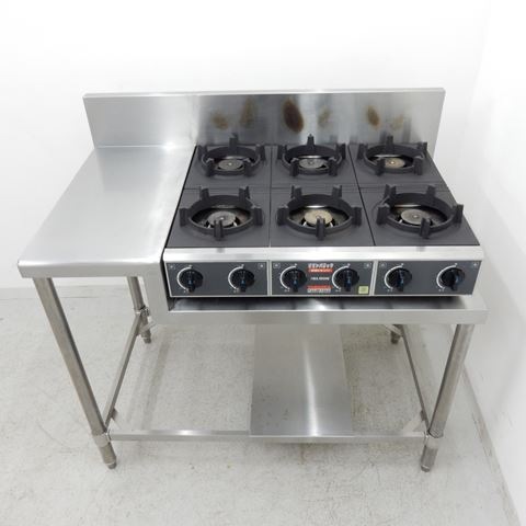 YAMAOKA ガステーブルコンロ 中古 W660×D550(+20)×H140(＋50