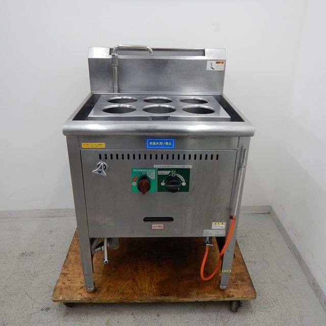 理研 ゆで麺器 中古 RB-6N LPガス | 熱調理機器,ゆで麺機・他 | 新品