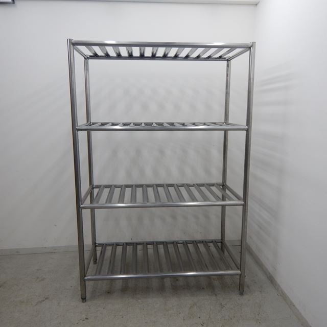 ステンレス食器庫 W1200×D600×H1800 ステンレス棚 業務用 厨房 中古 食器棚