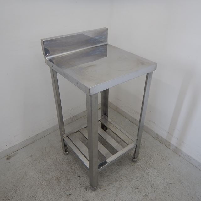 ⭐︎中古品　作業台　450×600×850mm　厨房用品⭐︎ 作業台 中古 W450×D450×H800（+100） BGあり | 板金（シンク・作業台