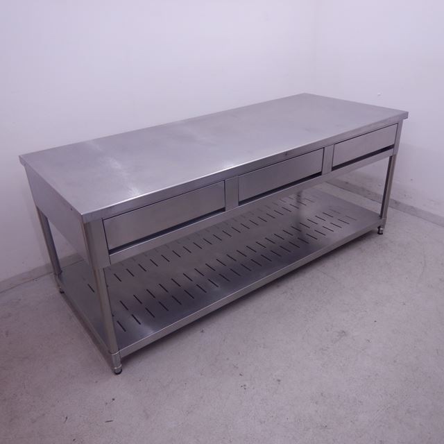 作業台 中古 W1800×D750×H750 引き出し付き | 板金（シンク・作業台